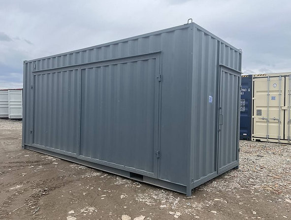 Container maritime 20 pieds - 3 portes