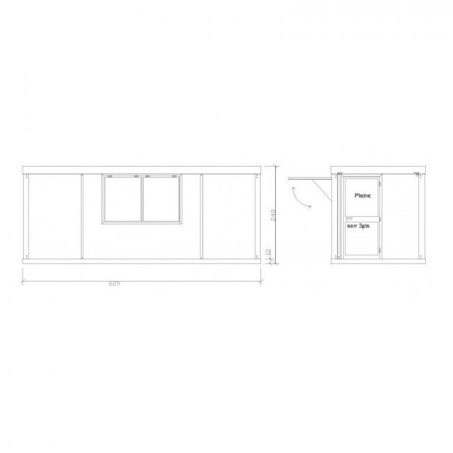 Bungalow neuf type Snack 6 mètres – Image 4