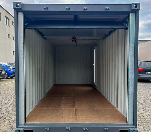 Conteneur maritime 20' avec portes sectionnelles