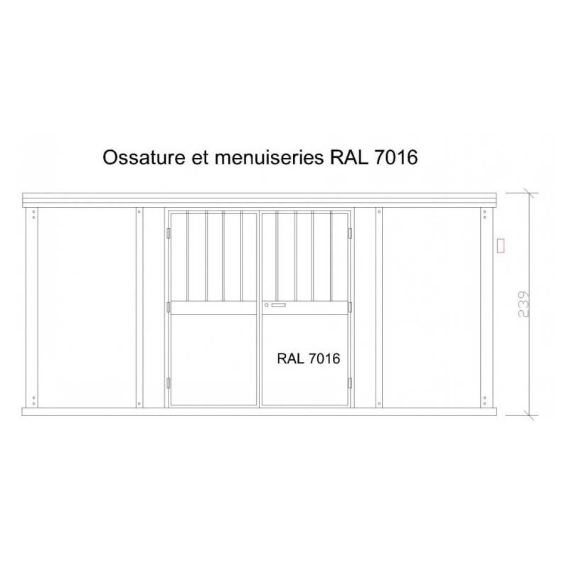 Bungalow neuf de stockage 5 mètres – Image 7