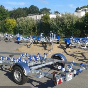 remorque porte bateau immergeable sun way fast ptac 1350 kg