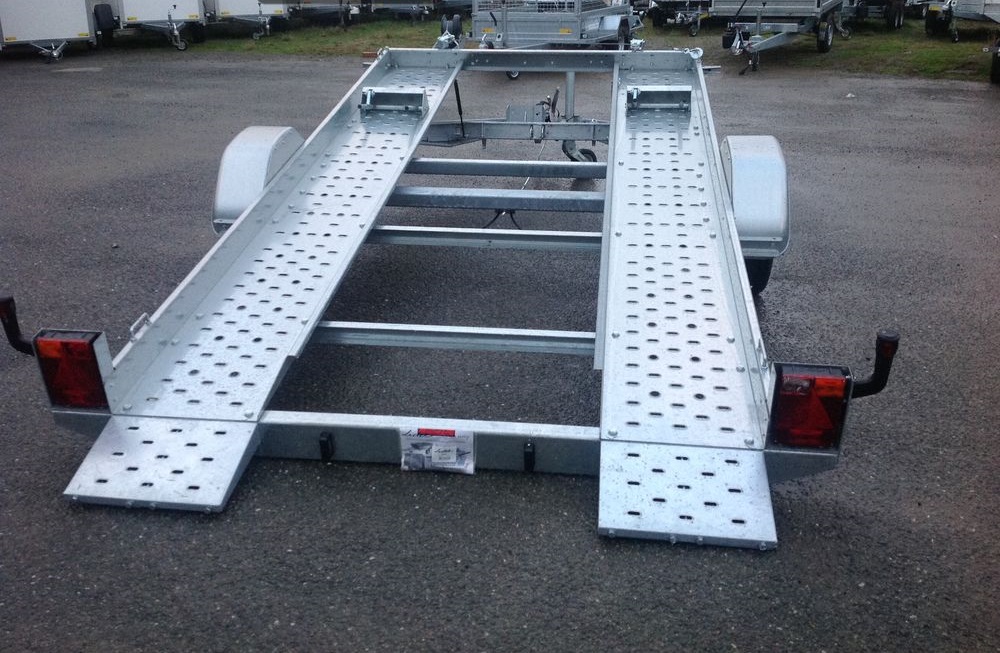 remorque porte voiture lider avec petites rampes 1 essieu – Image 4