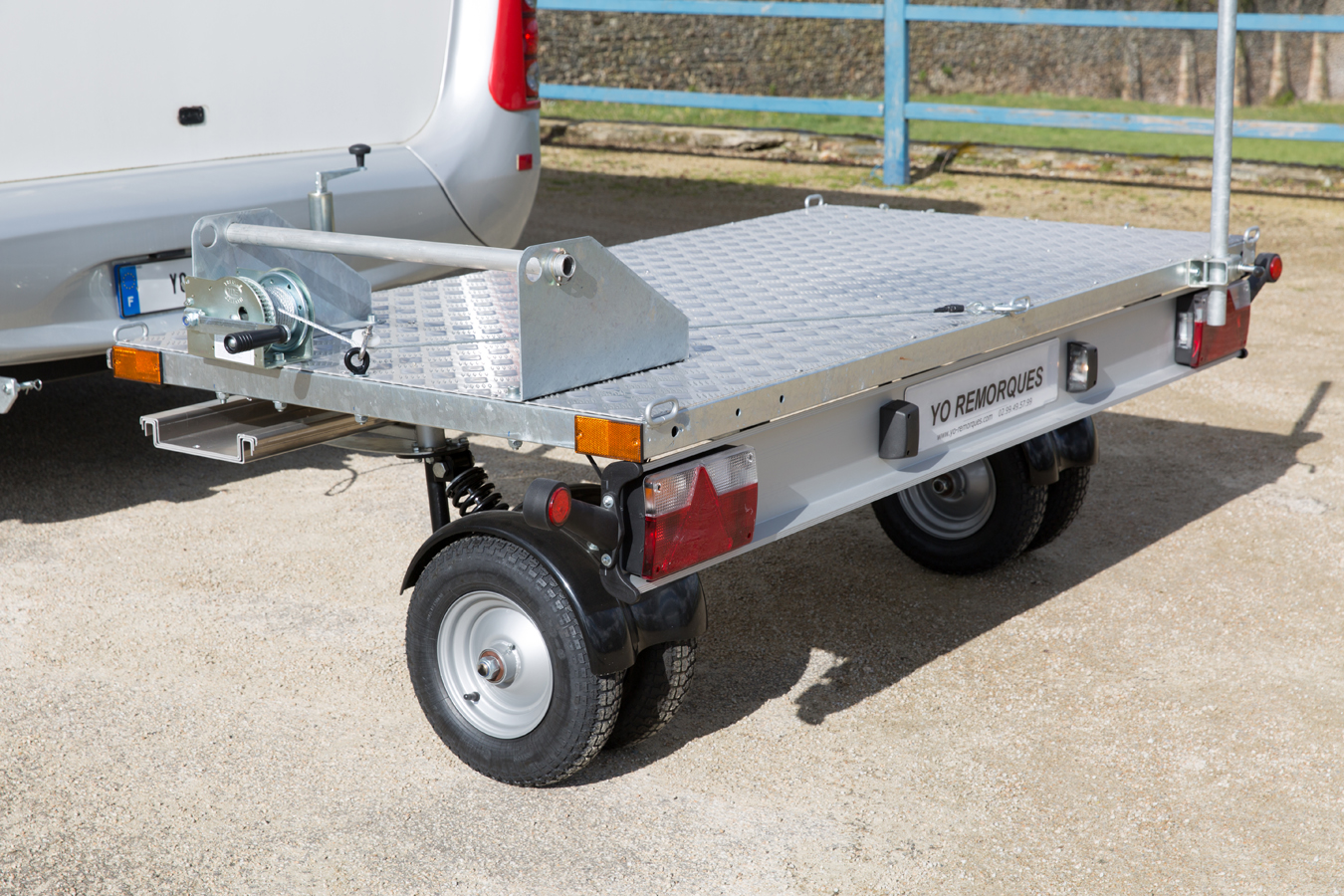 Remorque transversale avec roues pivotantes 360° – YO – CCP5 – Image 3