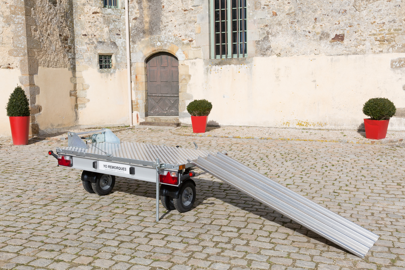 Remorque transversale avec roues pivotantes 360° – YO – CCP5 – Image 5