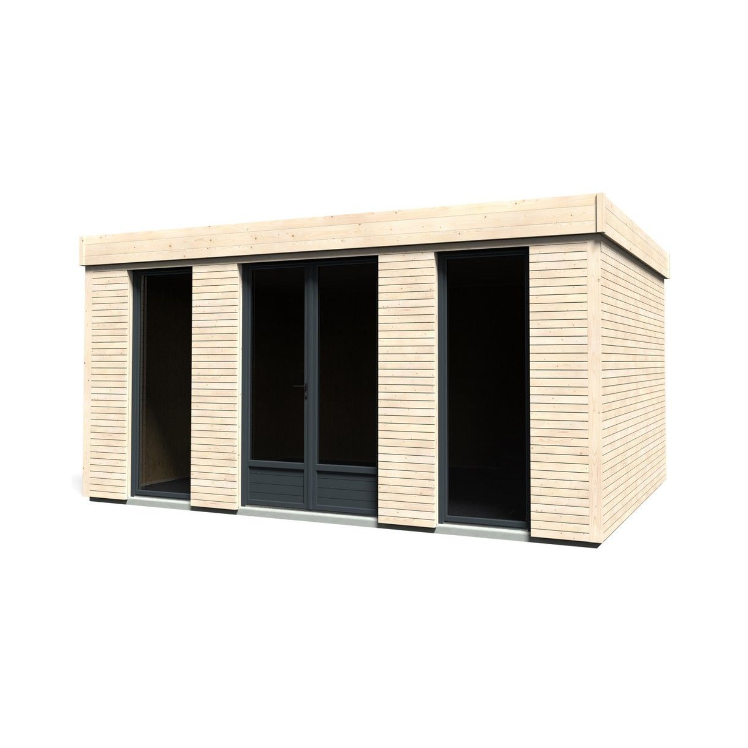 Abri de jardin semi habitable toit plat – Image 3