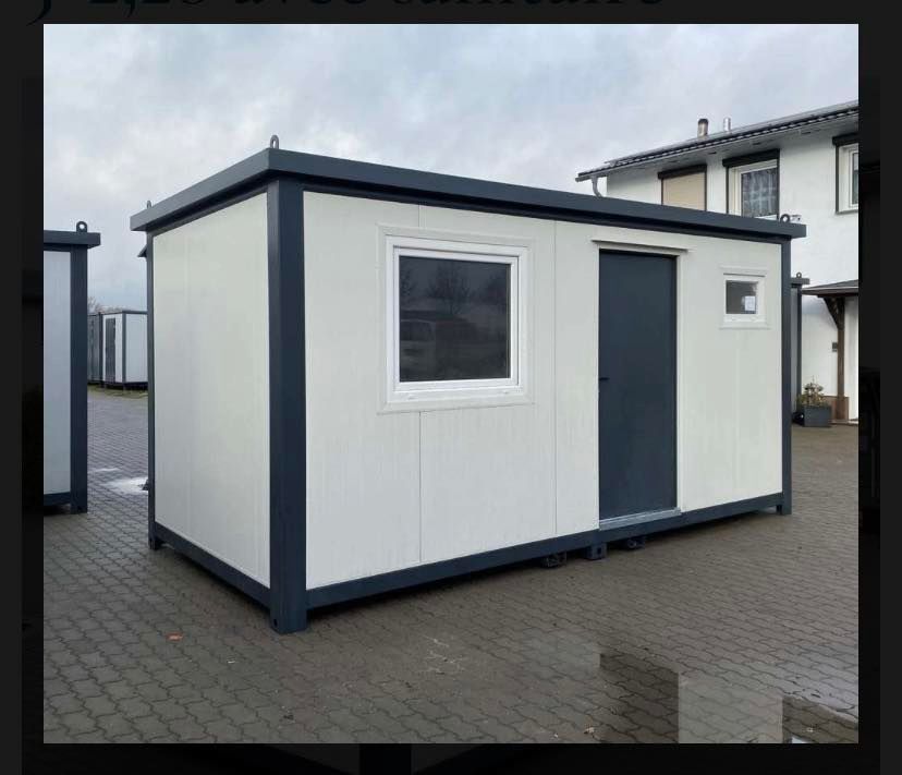 Conteneur de bureau 5×2,20 mètres