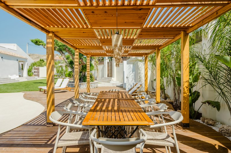 Salon de Jardin Sweeek Honfleur - 4 Places Aluminium Gris – Image 2