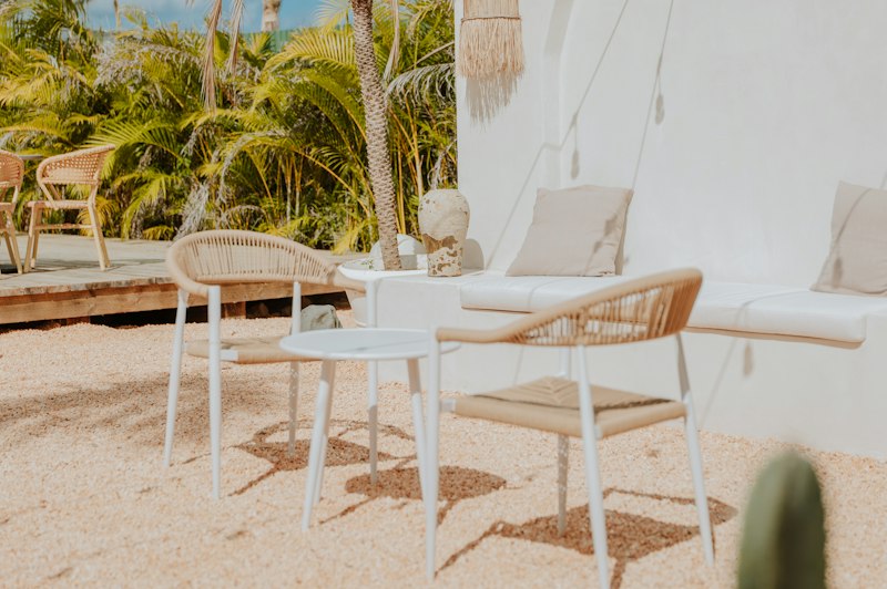 Salon de Jardin Naterial Lyra - 4 Places Aluminium Gris – Image 3