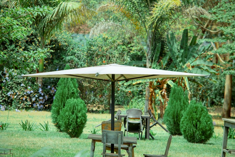 Salon de Jardin Outsunny Modulable 7 Places 6 Pièces Résine Gris – Image 4