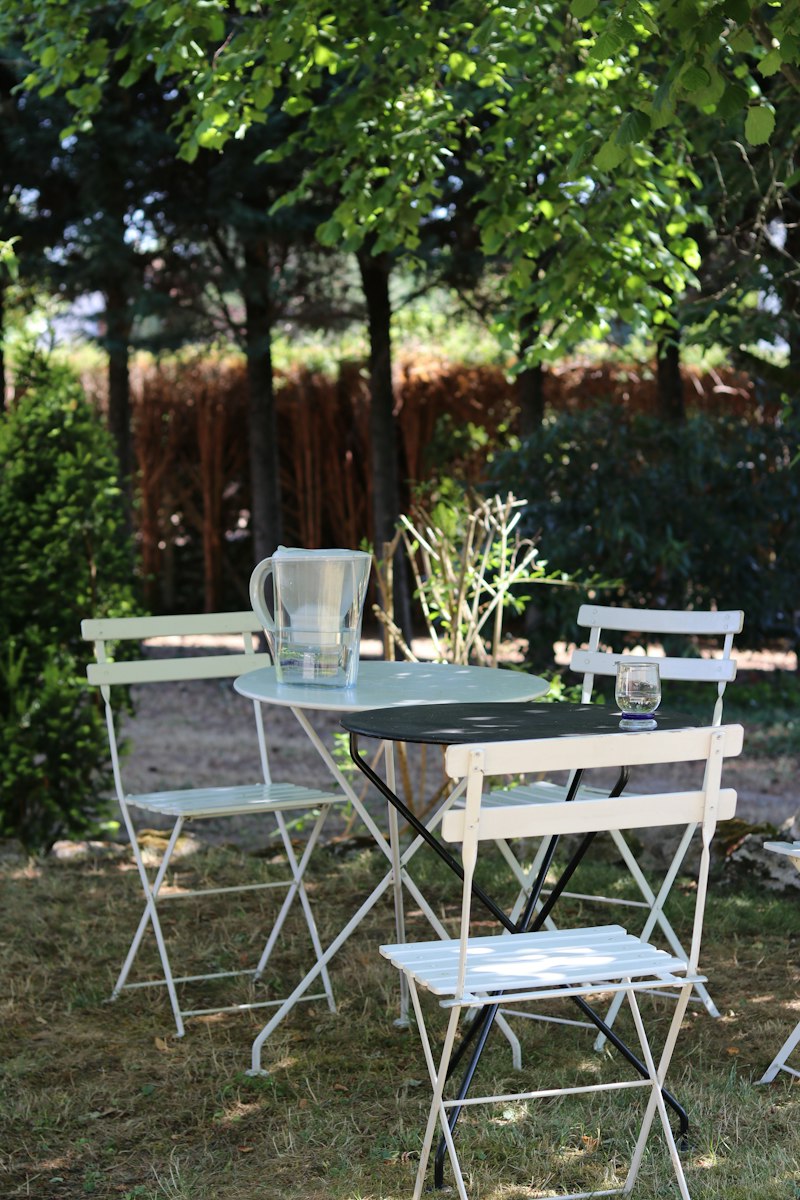 Salon de Jardin Sweeek Honfleur - 4 Places Aluminium Gris – Image 3