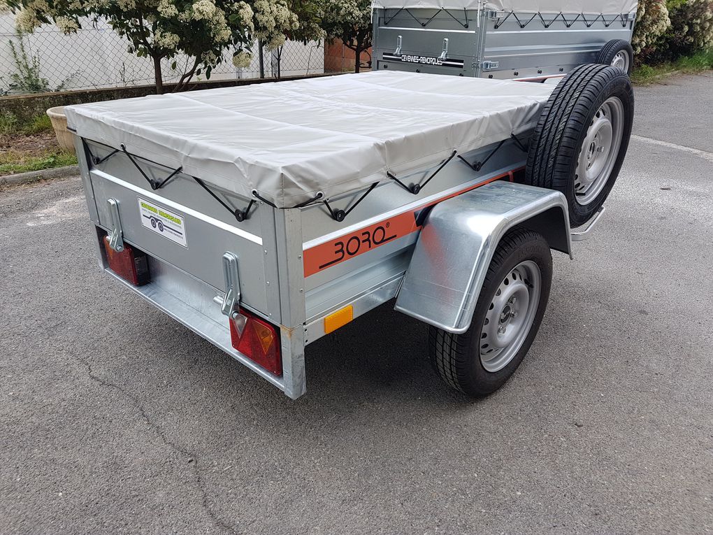 Remorque bagagère boro niewiadow BO717 neuve ptac 750 kg – Image 4