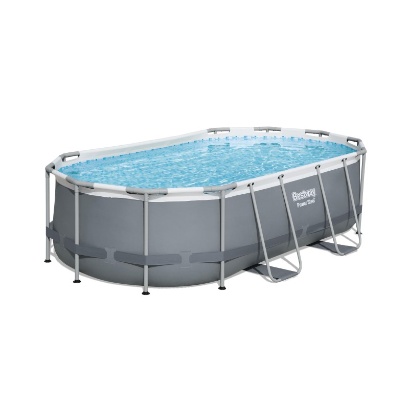 PISCINE BESTWAY POWER STEEL OVALE 4,27X2,50X1,00